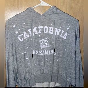 crop hoodie